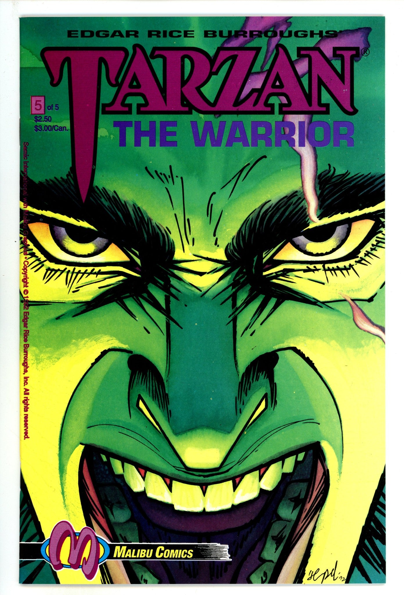 Tarzan the Warrior 5 Mid Grade (1992) 