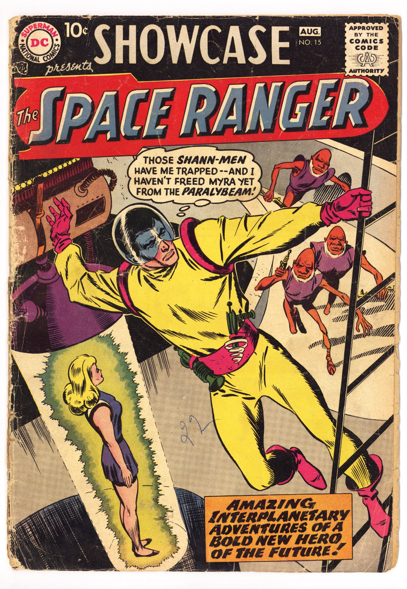 Showcase 15 PR (0.5) Cover Detached (1958) 