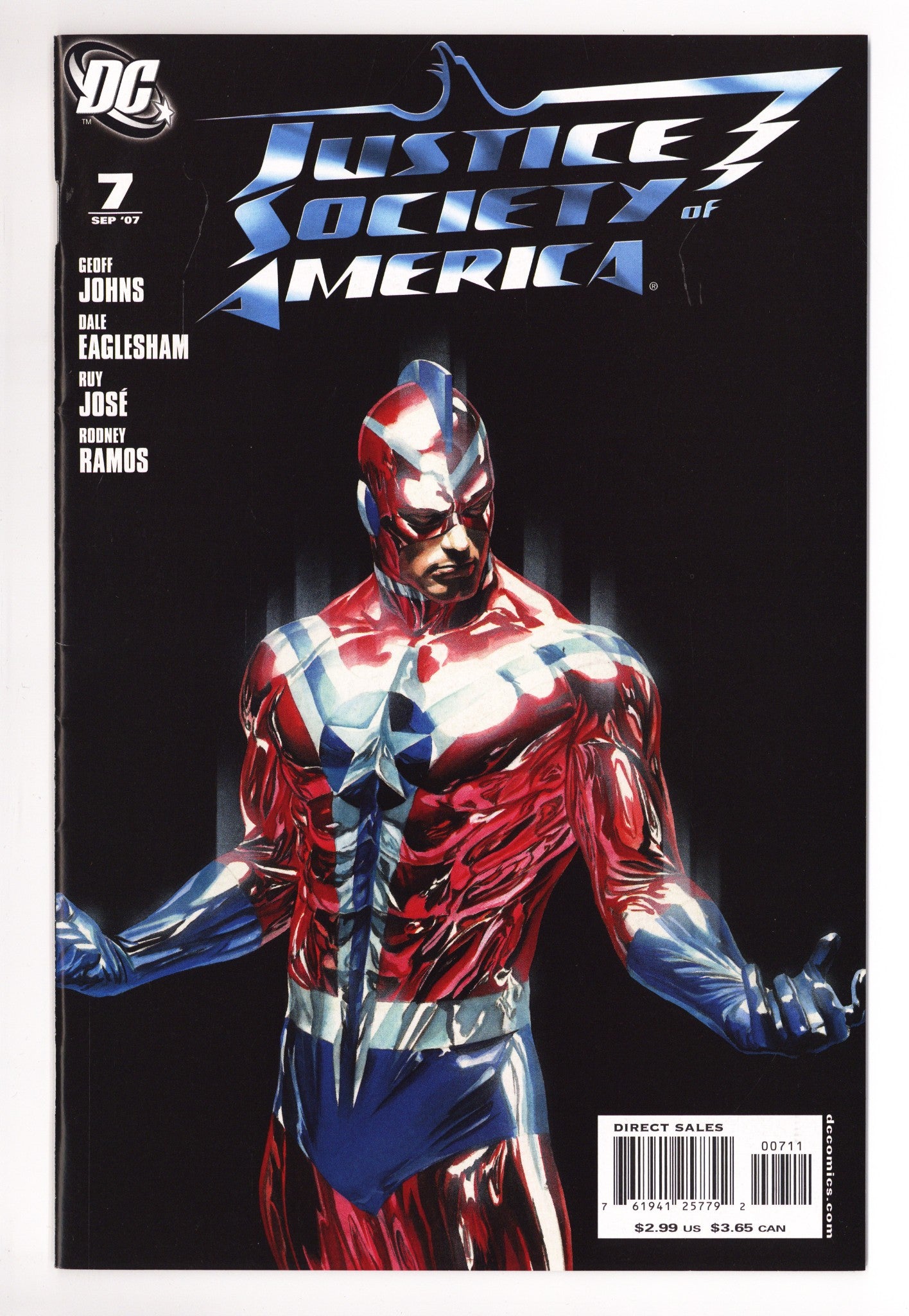 Justice Society of America Vol 1 7 Mid Grade (2007) 