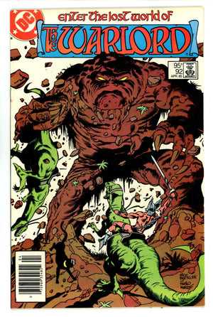 Warlord Vol 1 92  Mid Grade   (1985)   Canadian Price Variant