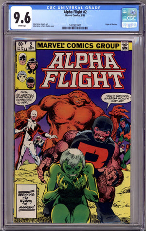Alpha Flight Vol 1 2 CGC 9.6 (NM+) (1983)