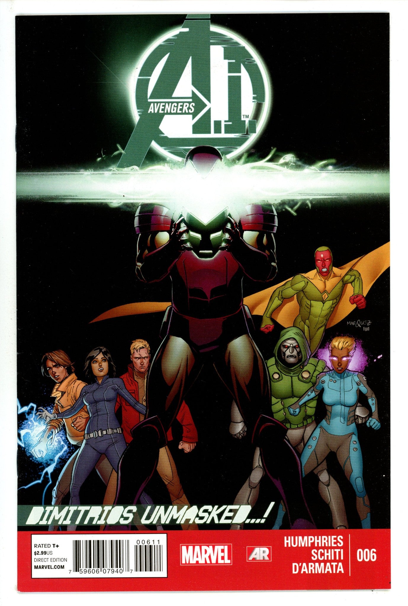 Avengers A.I. 6 High Grade (2014) 