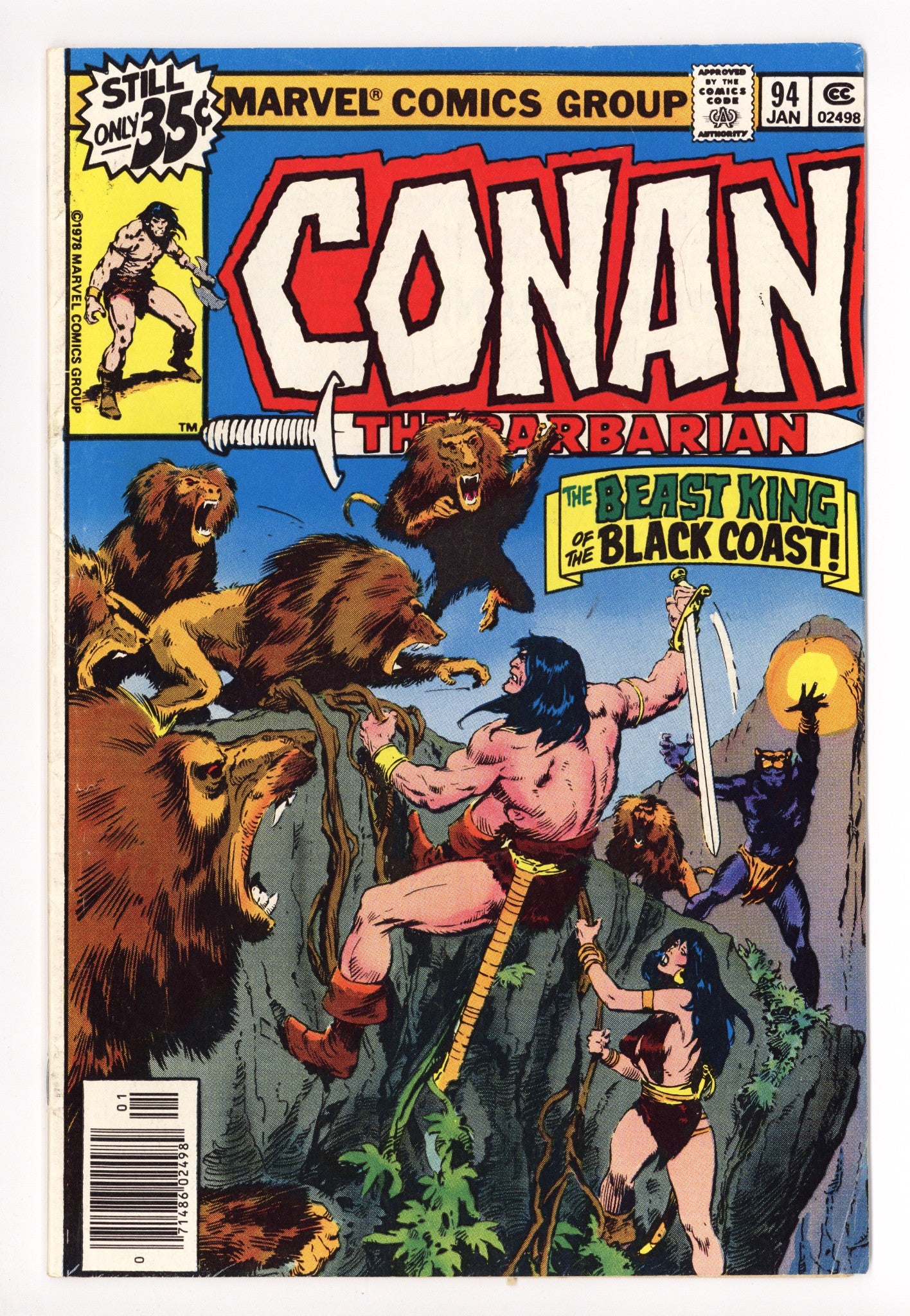 Conan the Barbarian Vol 1 94 Low Grade (1979) 