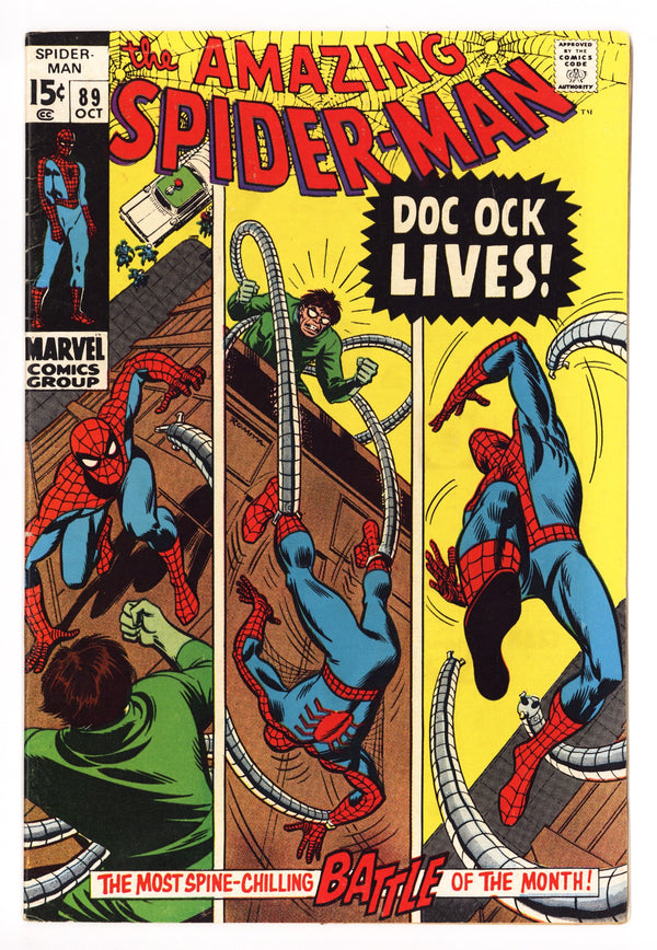 The Amazing Spider-Man Vol 1 89 FN+ (6.5) (1970)