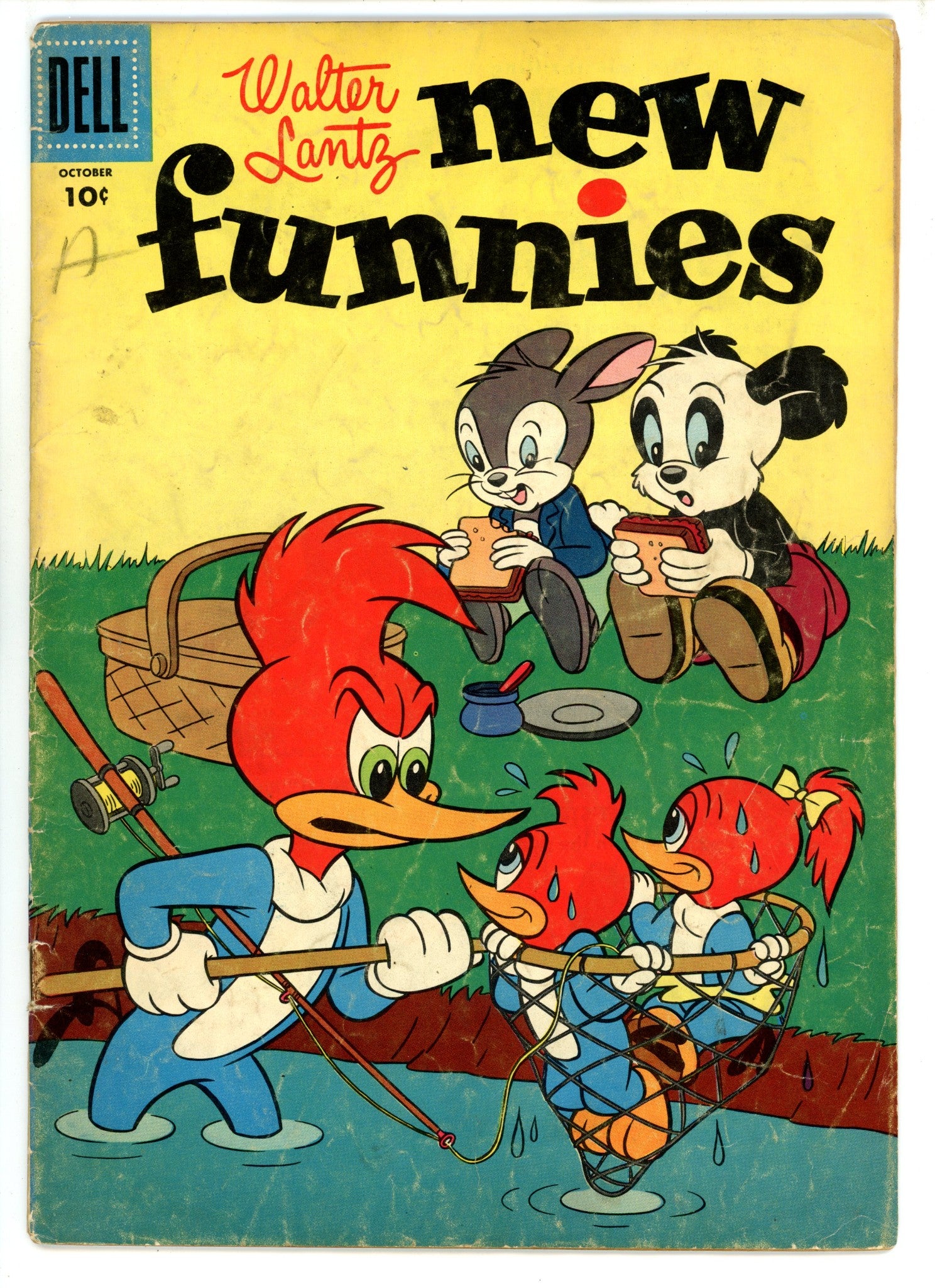 Walter Lantz New Funnies 224 GD/VG (3.0) (1955) 