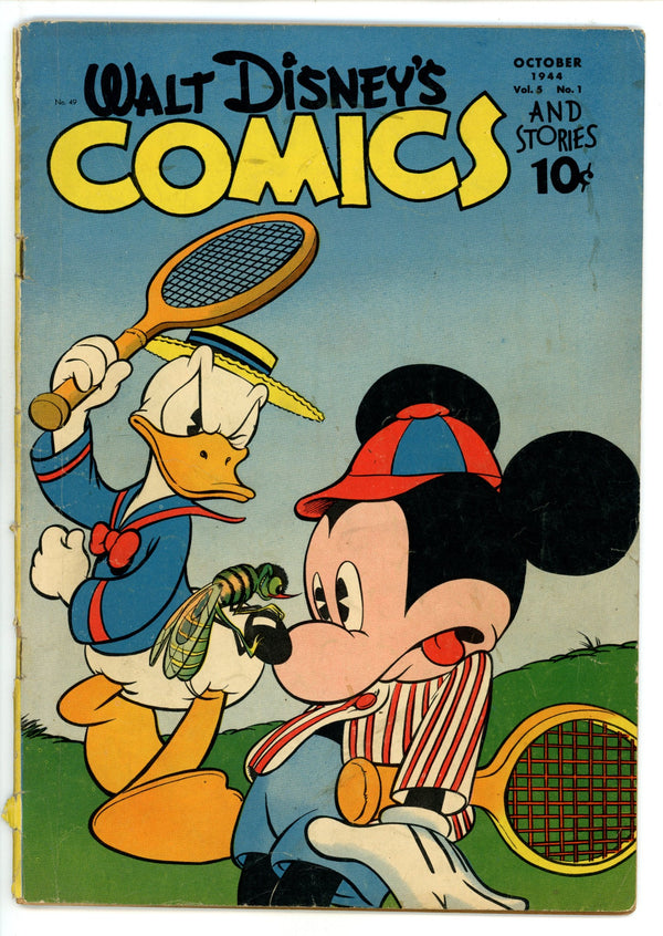 Walt Disney's Comics and Stories Vol 5 1 (49) GD/VG (3.0) (1944)