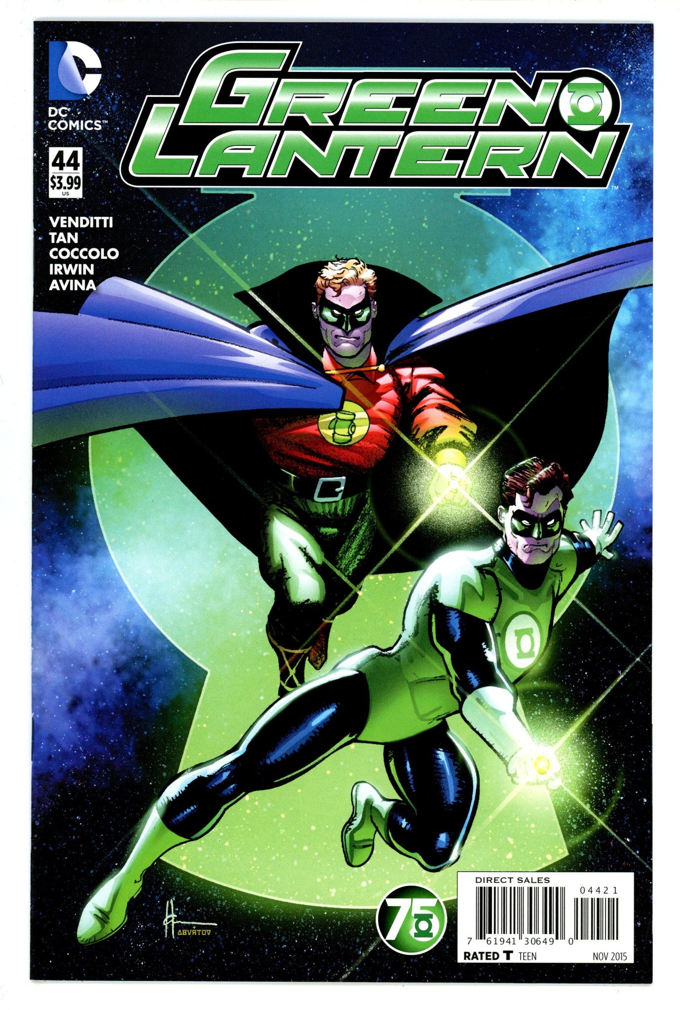 Green Lantern Vol 5 44 High Grade (2015) Chaykin Variant 