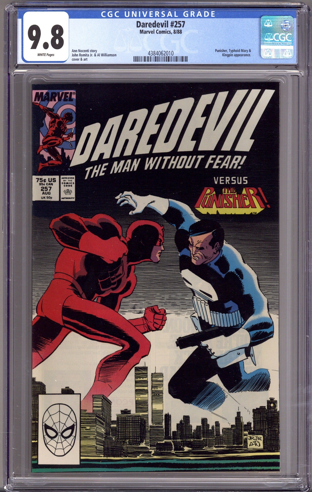 Daredevil Vol 1 257 CGC 9.8 (NM/M) (1988) 