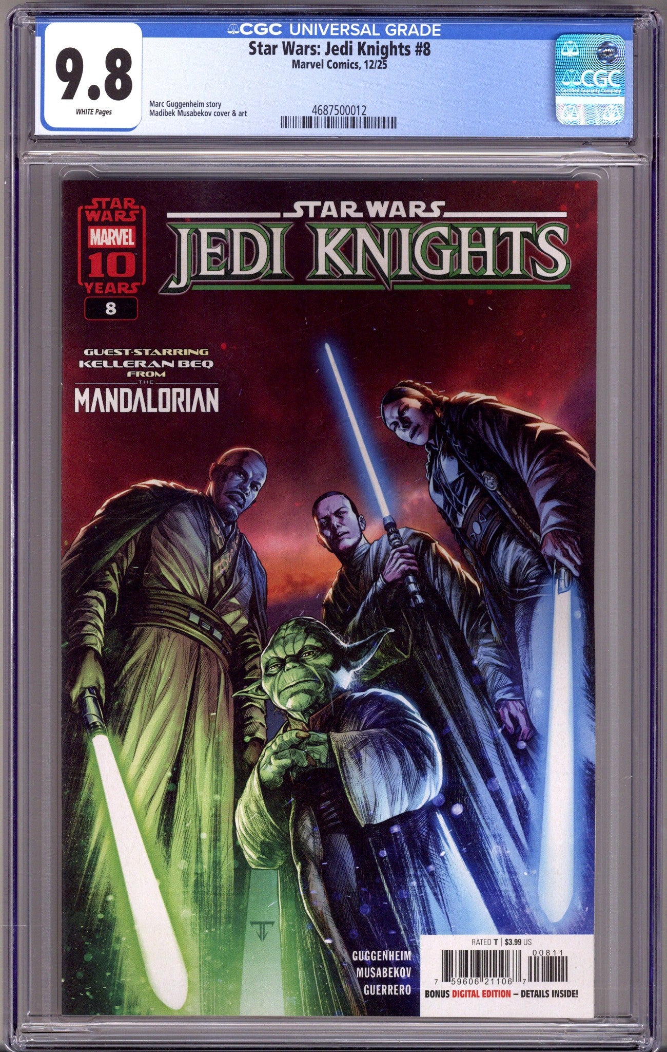 Star Wars: Jedi Knights 8 CGC 9.8 (NM/M) (2025) 