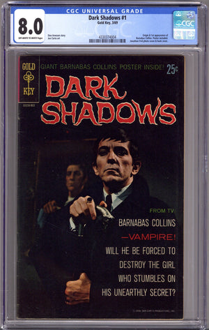 Dark Shadows 1 CGC 8.0 (VF) (1969)