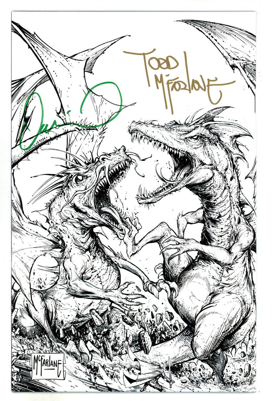 Knights Vs Samurai  1 Mcfarlane  B&W Virgin Incentive Variant VF/NM  (2024)
