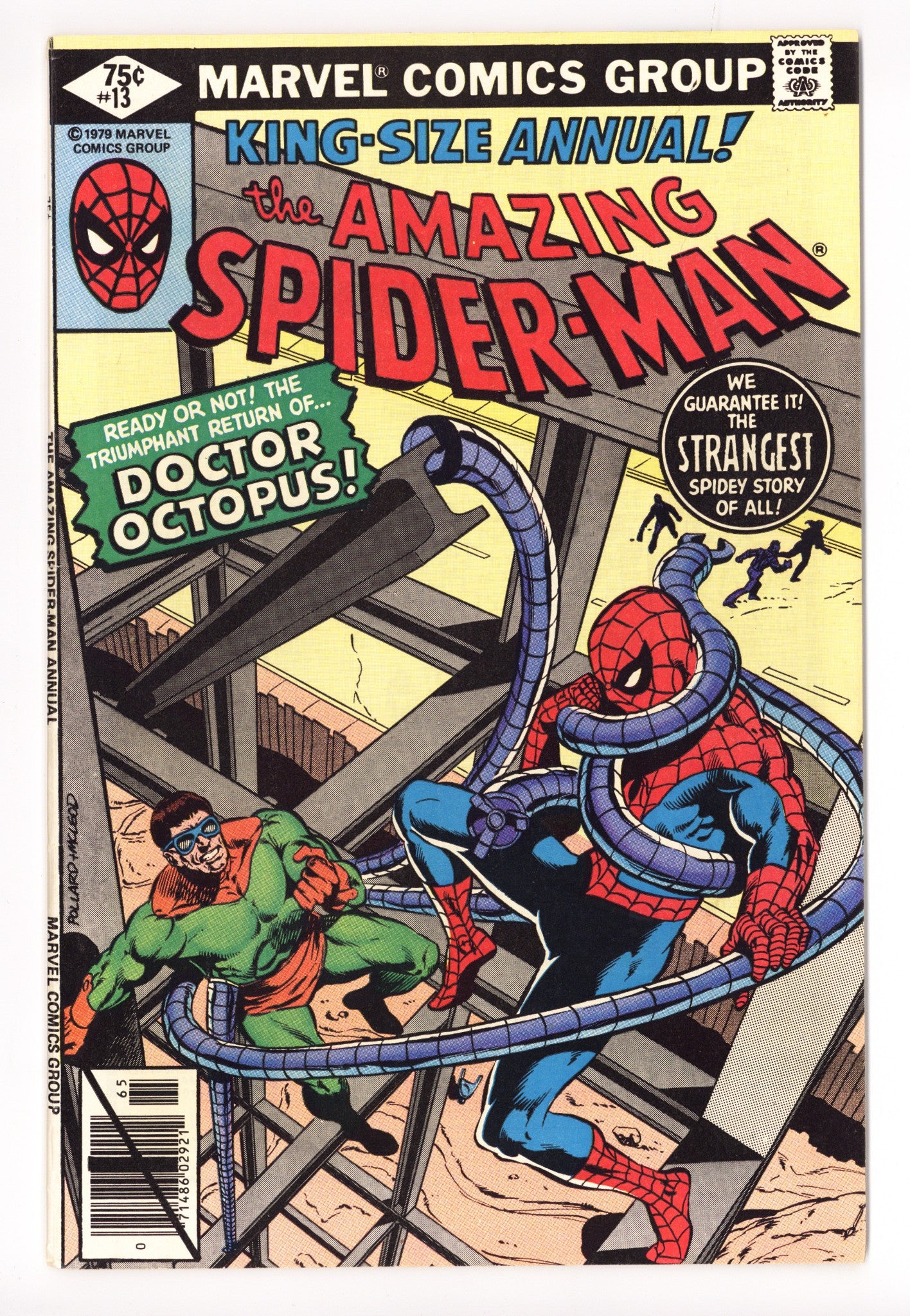The Amazing Spider-Man Annual Vol 1 13 VF (8.0) (1979) Signed x1 1st Page Terry Austin 