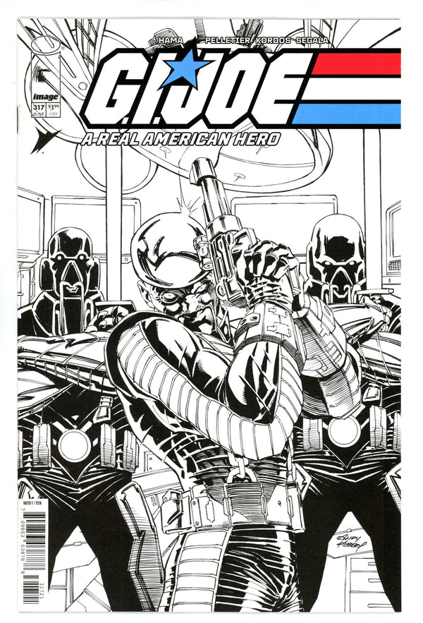 G.I. Joe A Real American Hero 317 Kubert B&W Variant (2025)