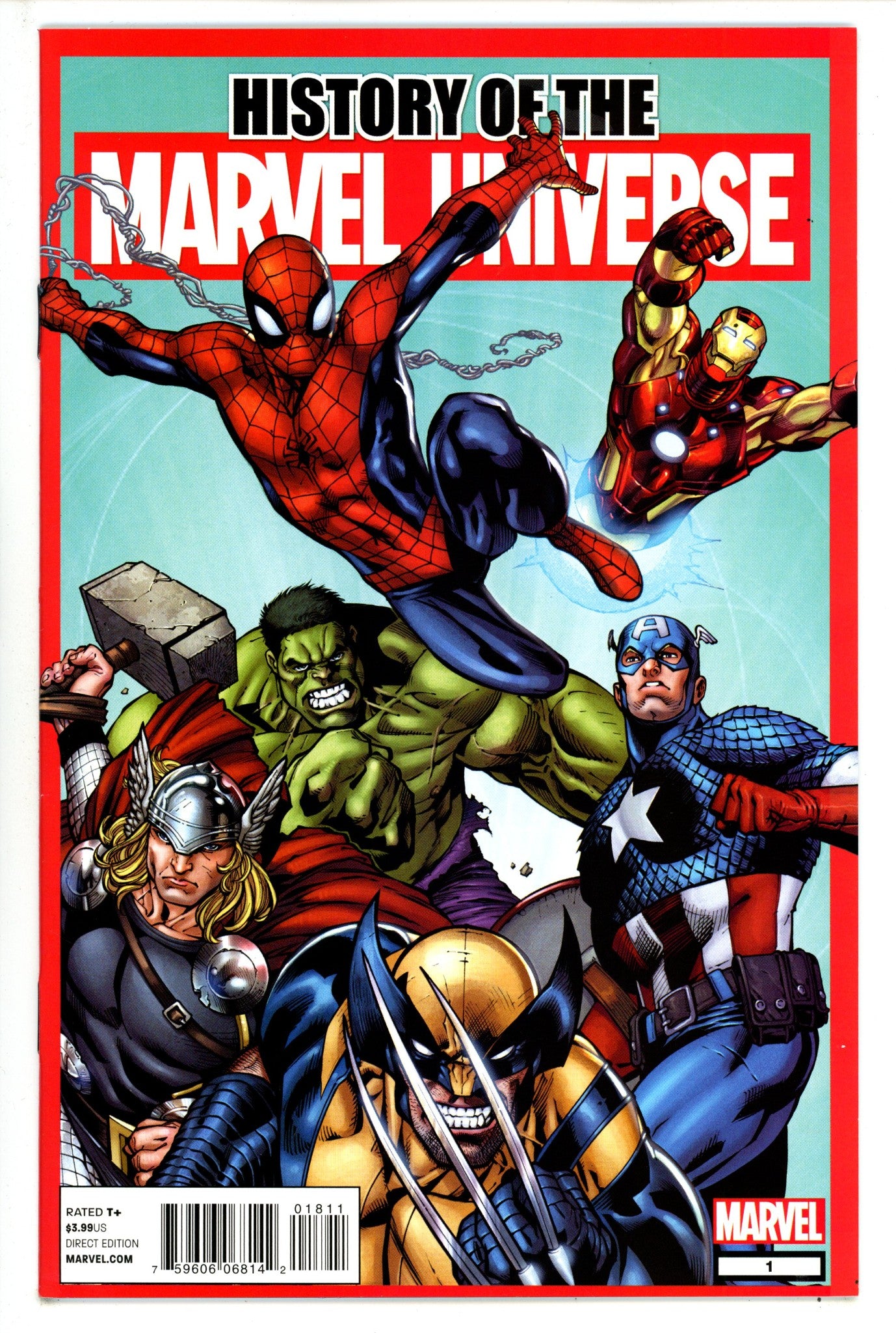 History of the Marvel Universe 1 High Grade (2012) 
