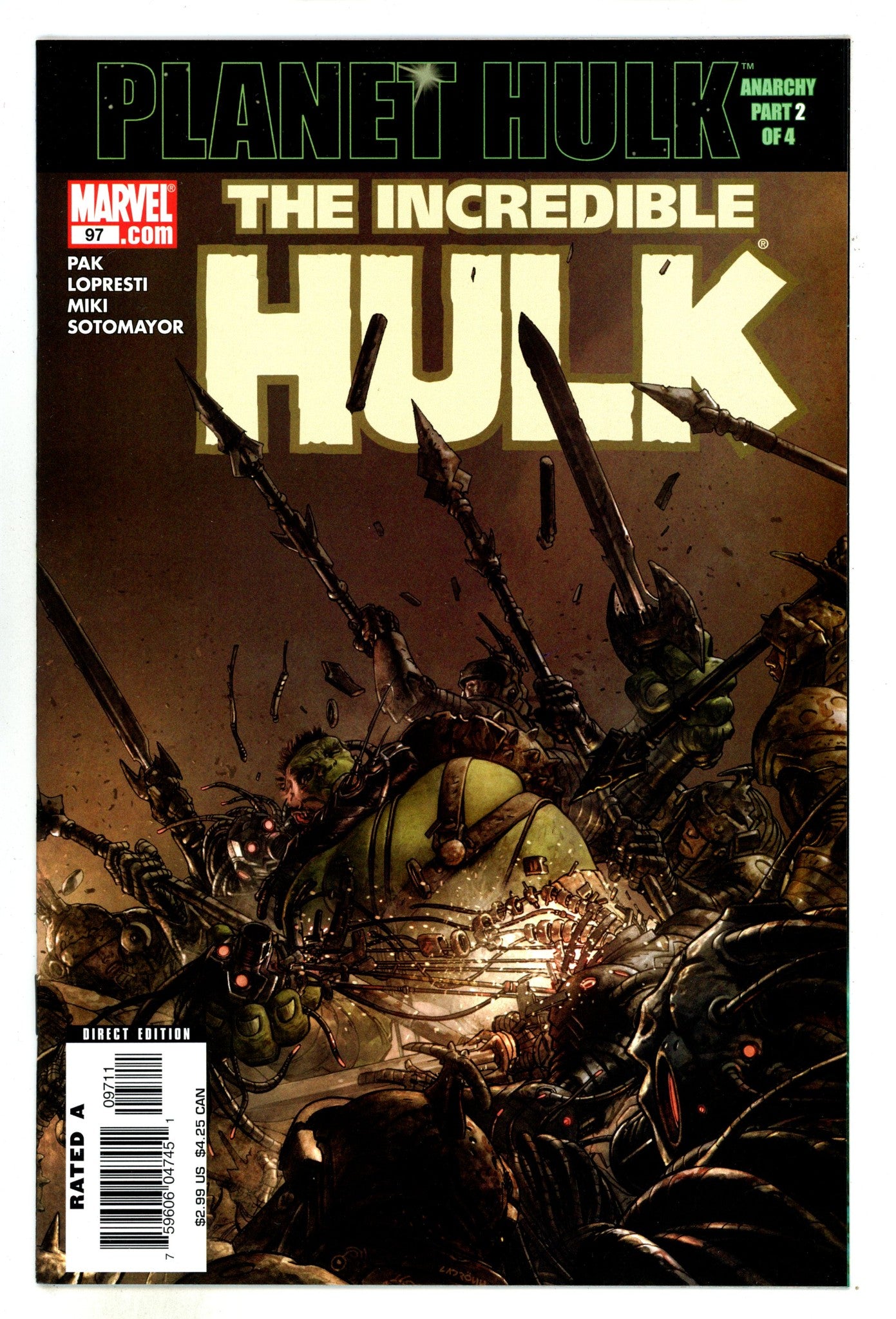 Incredible Hulk Vol 2 97 High Grade (2006) 