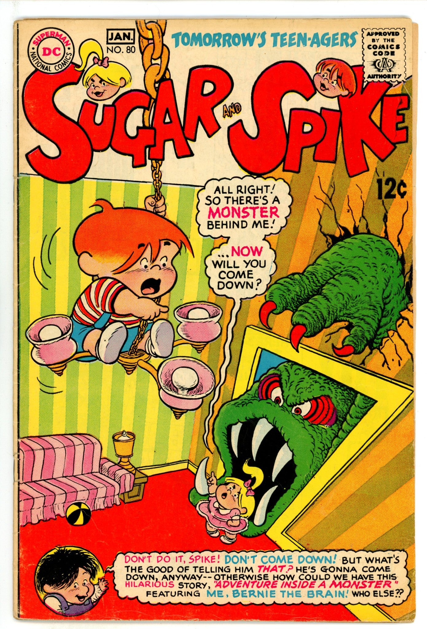 Sugar & Spike 80 VG- (3.5) Dolls Cut (1968) 