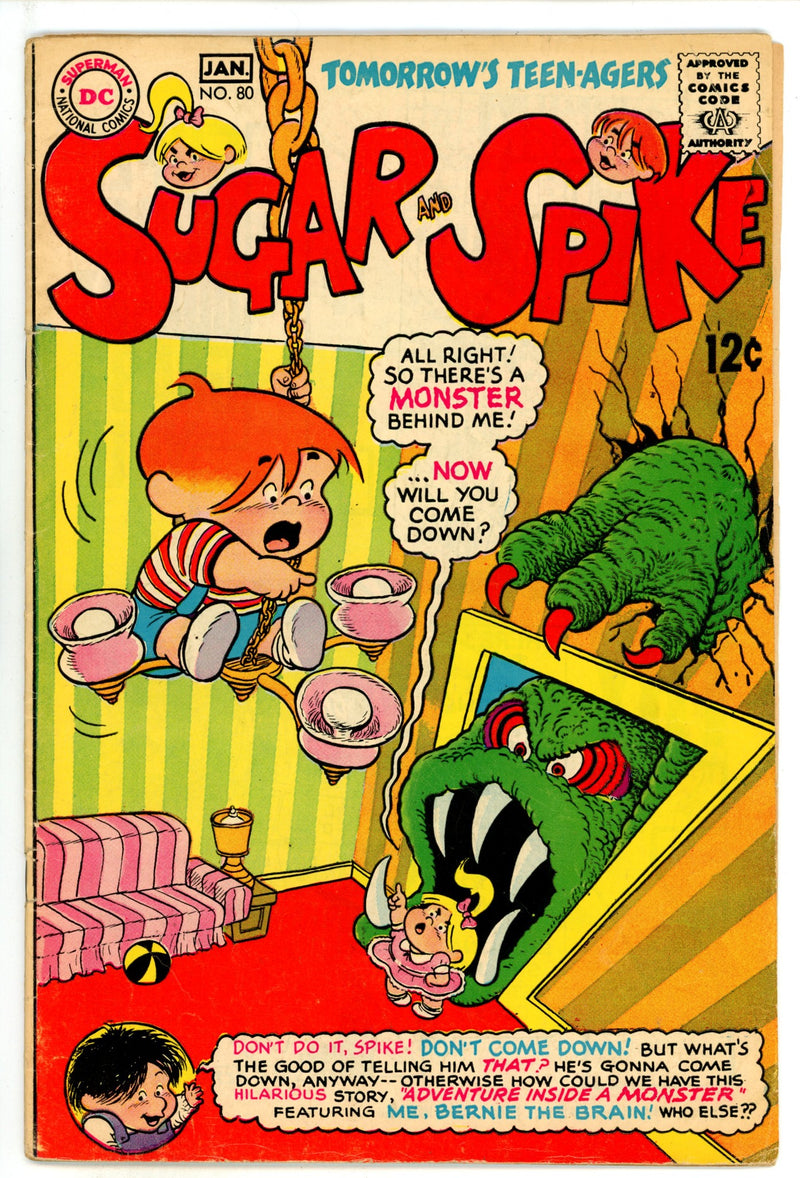 Sugar & Spike 80 VG- (3.5) Dolls Cut (1968) 