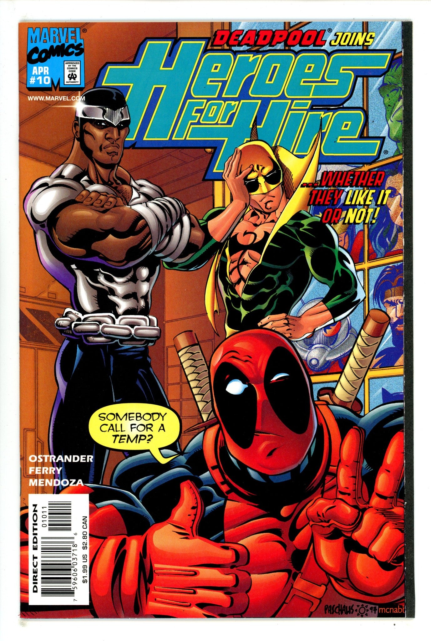 Heroes for Hire Vol 1 10 NM (9.4) (1998)