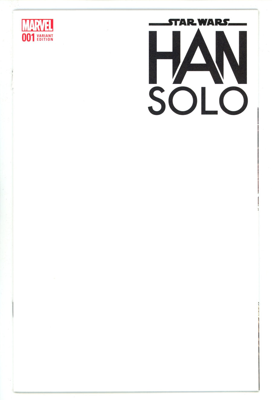 Han Solo 1 NM- (9.2) (2016) Blank Variant 