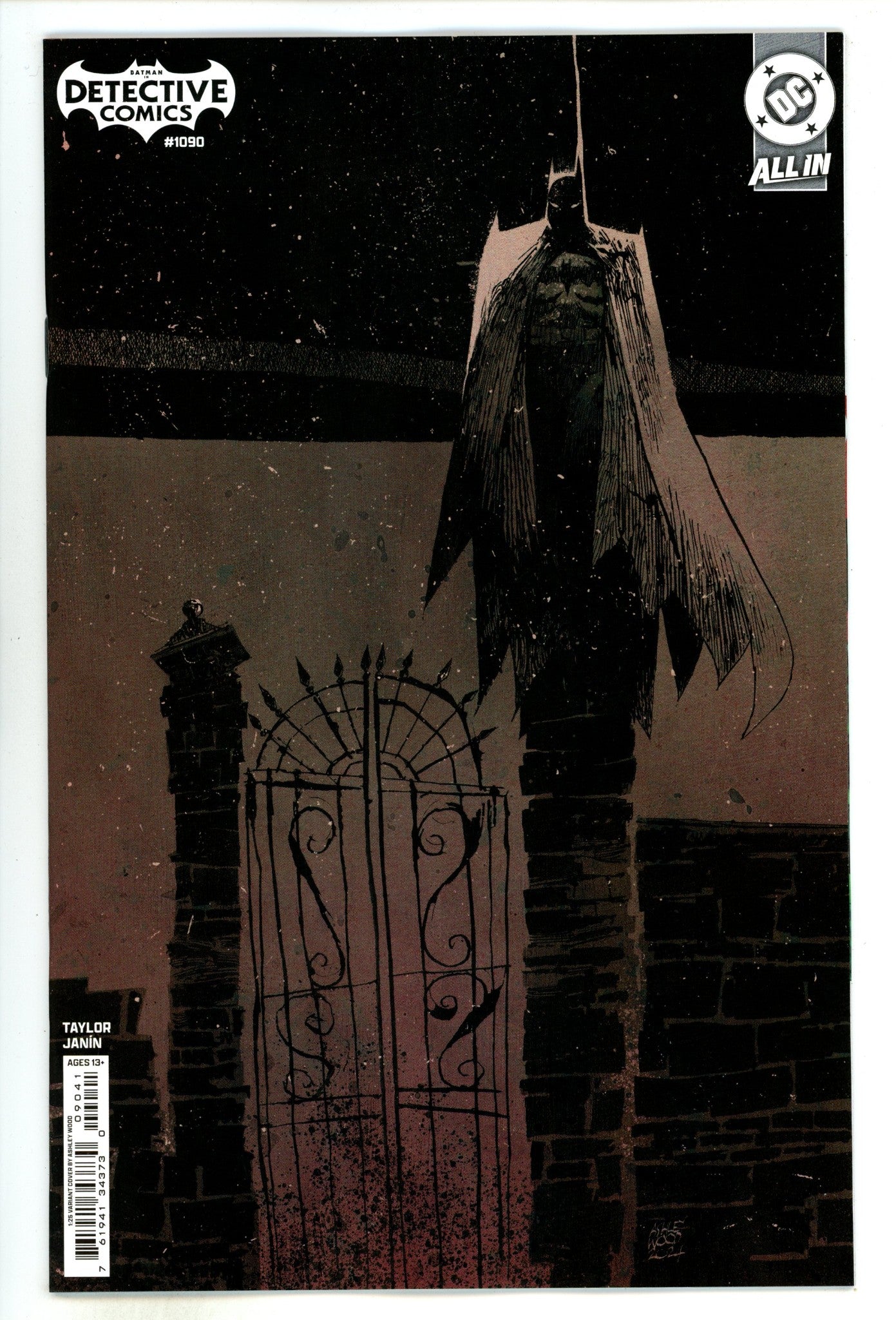 Detective Comics Vol 3 1090 Wood Incentive Variant NM (2024)