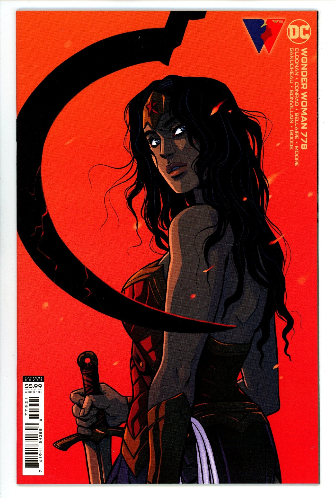 Wonder Woman Vol 5 778 High Grade (2021) Cloonan Variant 