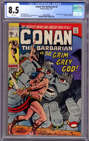 Conan the Barbarian Vol 1 3 CGC 8.5 (VF+) (1971)