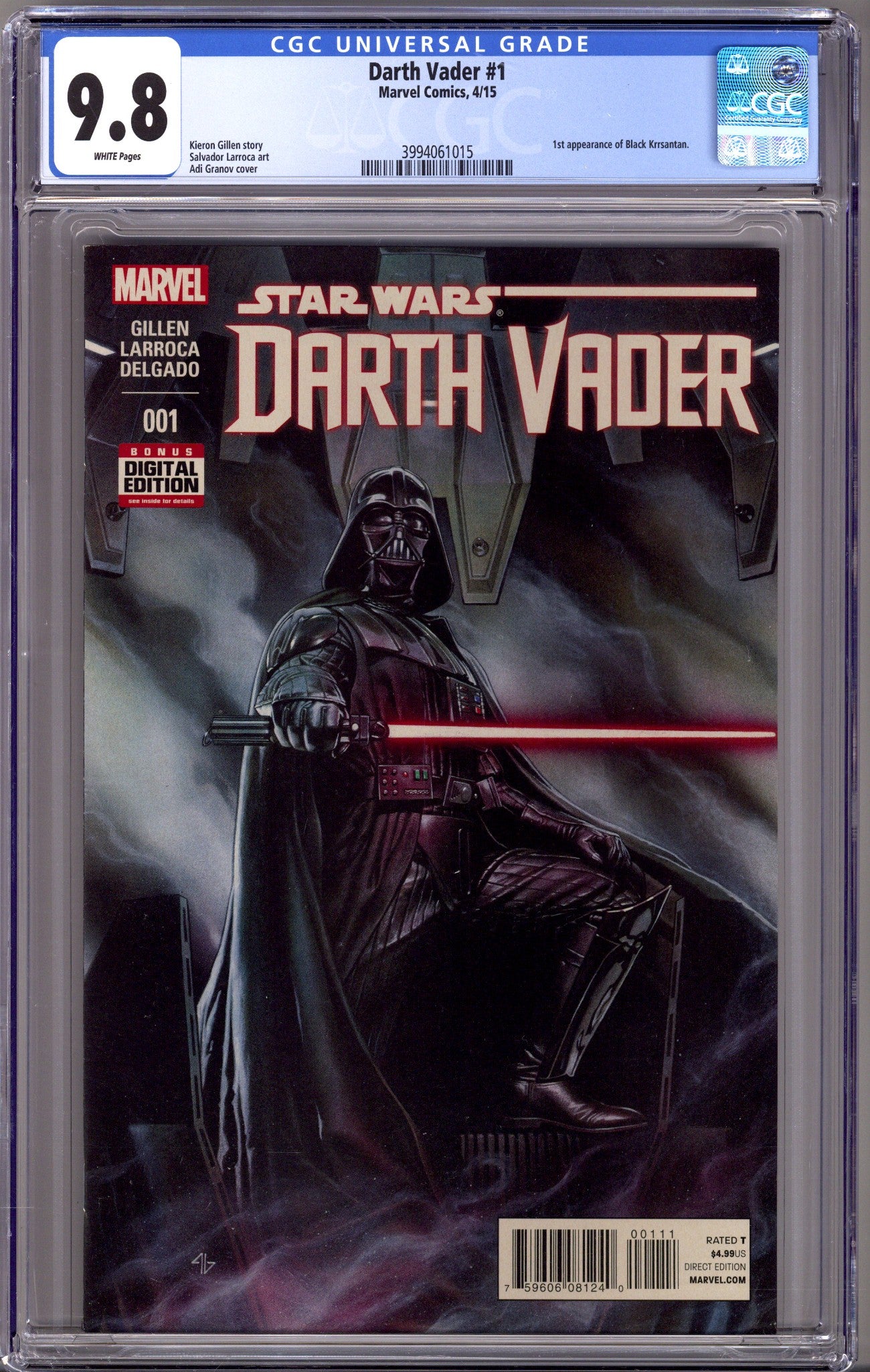 Darth Vader Vol 1 1 CGC 9.8 (NM/M) (2015) 