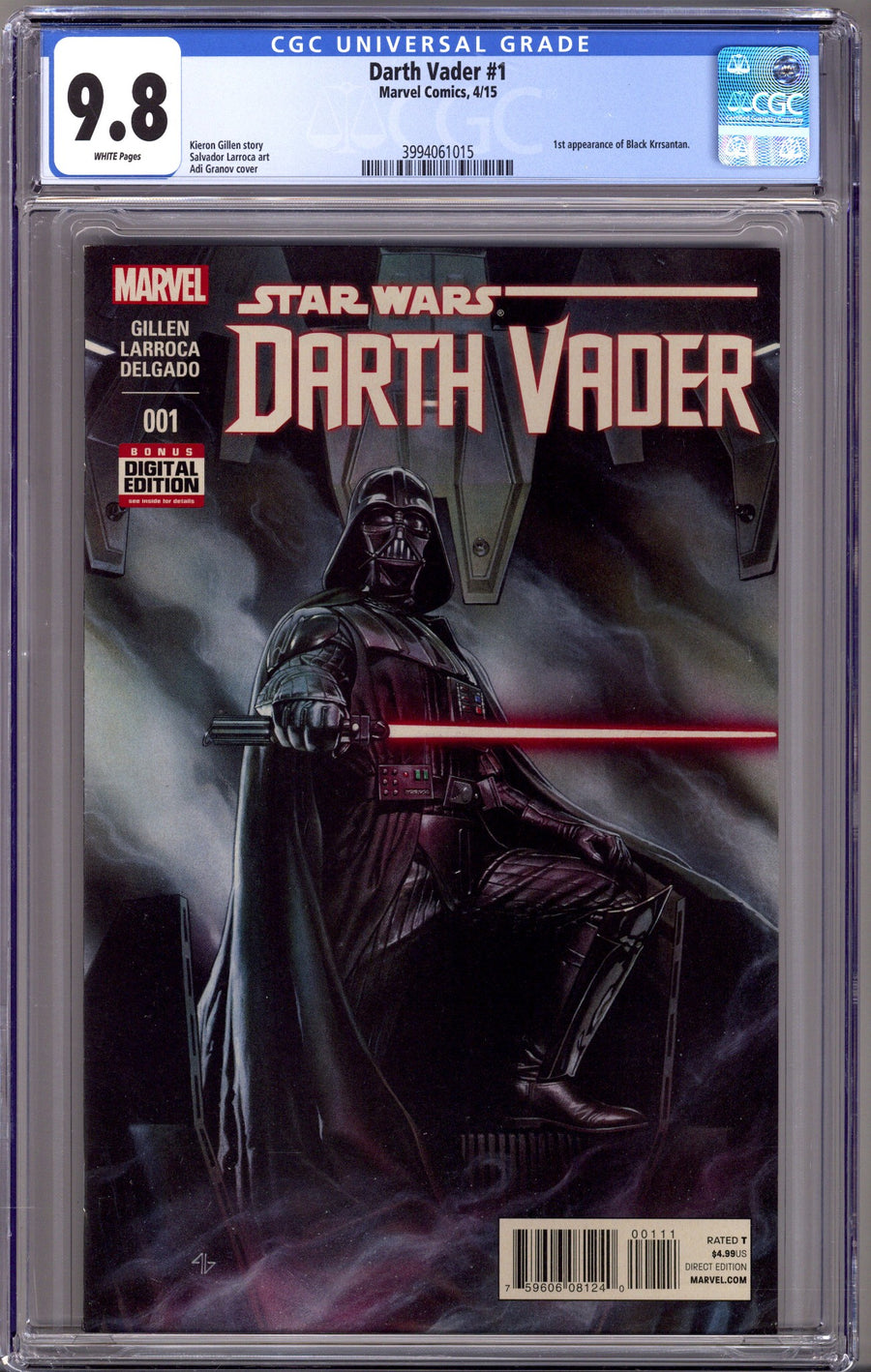 Darth Vader Vol 1 1 CGC 9.8 (NM/M) (2015) 