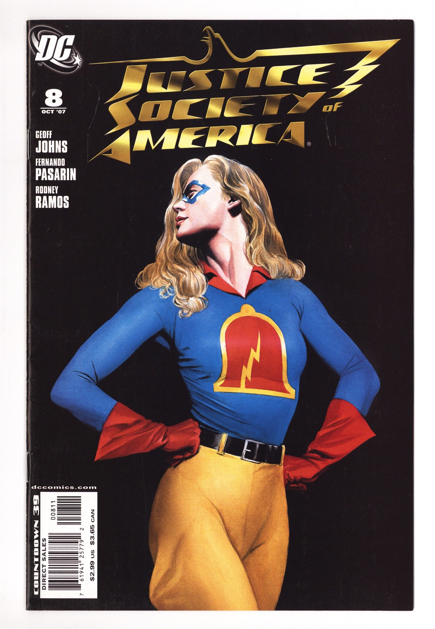 Justice Society of America Vol 1 8 Mid Grade (2007) 