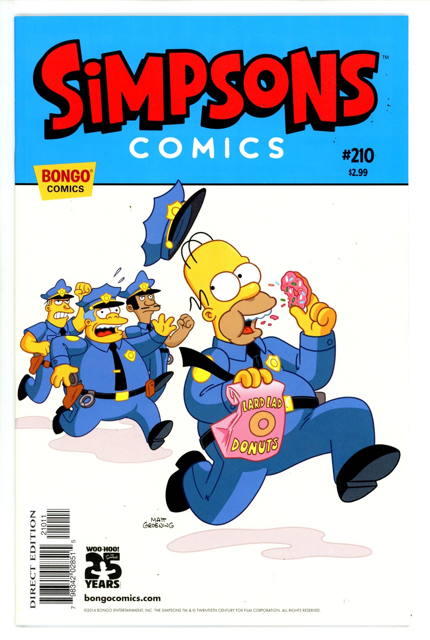 Simpsons Comics 210 NM- (9.2) (2014)