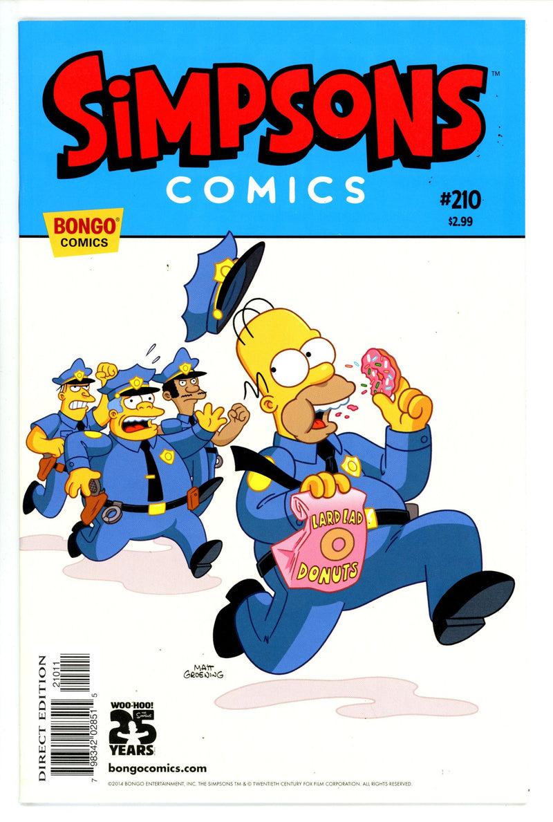 Simpsons Comics 210 NM- (9.2) (2014)