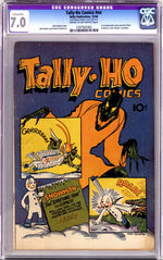 Tally-Ho Comics [nn] CGC 7.0 (FN/VF) Conserved (1944) thumbnail