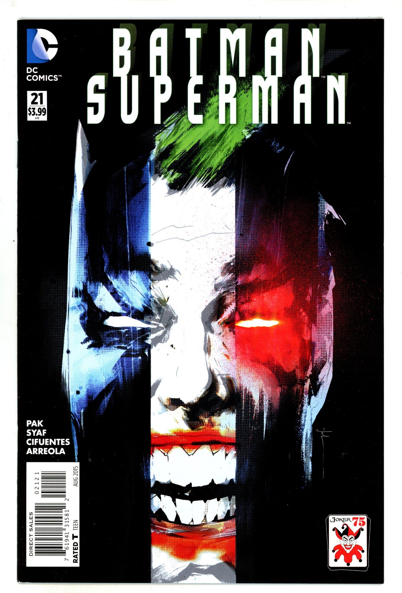 Batman / Superman Vol 1 21 High Grade (2015) Jock Variant 