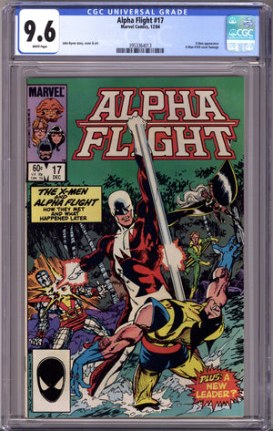 Alpha Flight Vol 1 17 CGC 9.6 (NM+) (1984)