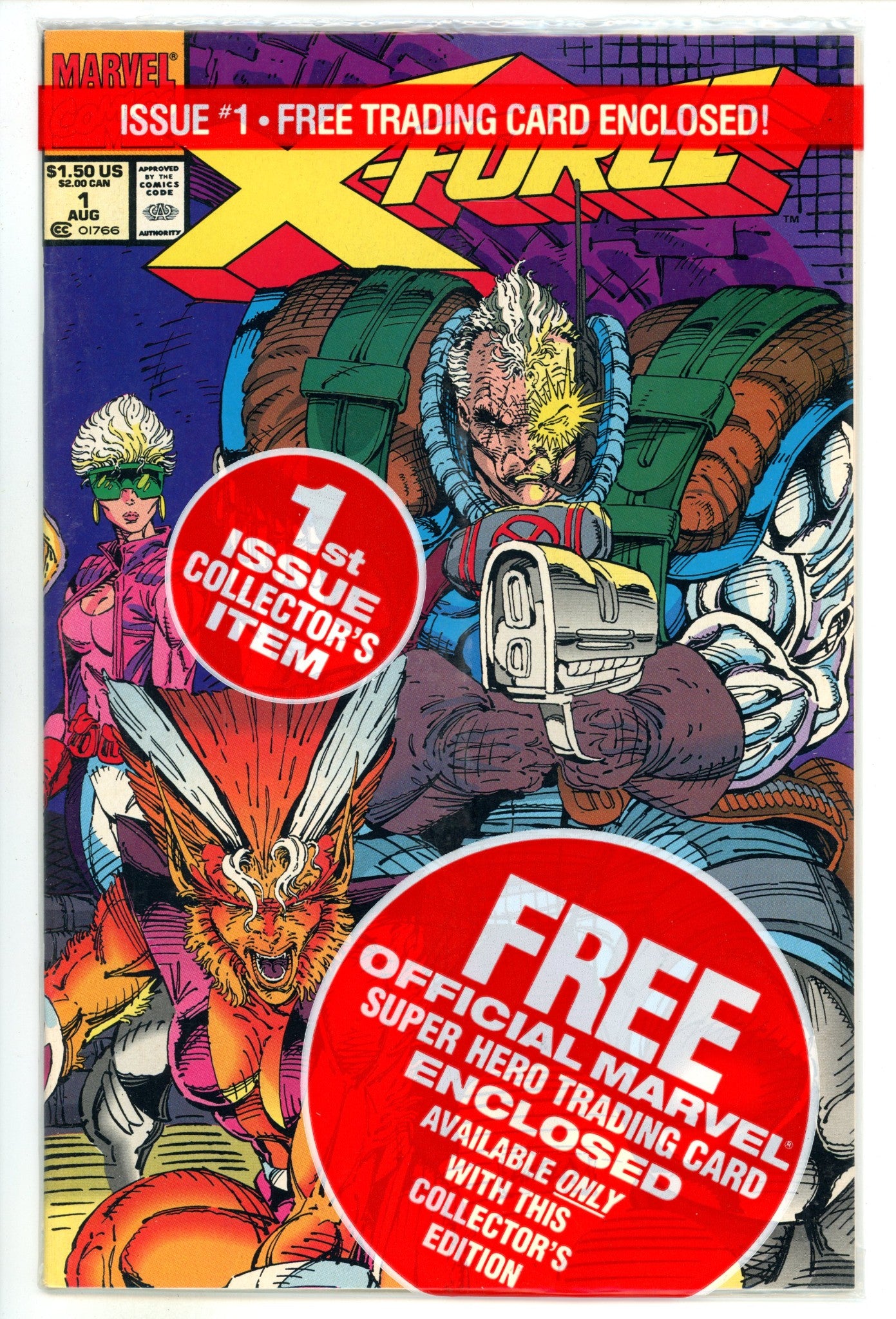 X-Force Vol 1 1 High Grade (1991) UPC Sealed 