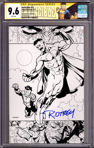 Invincible 12 CGC 9.6 (NM+) (2022) Sketch Virgin Convention Variant Signed x1 Cover Ryan Ottley
