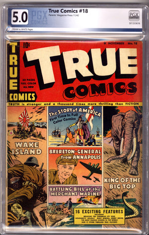 True Comics 18 PGX 5.0