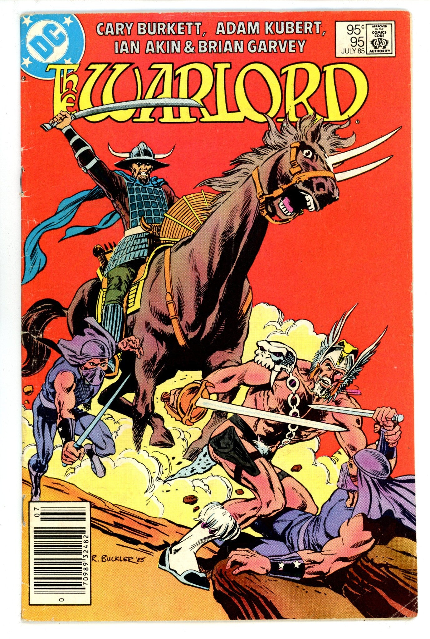 Warlord Vol 1 95 GD/VG (3.0) (1985) Canadian Price Variant 