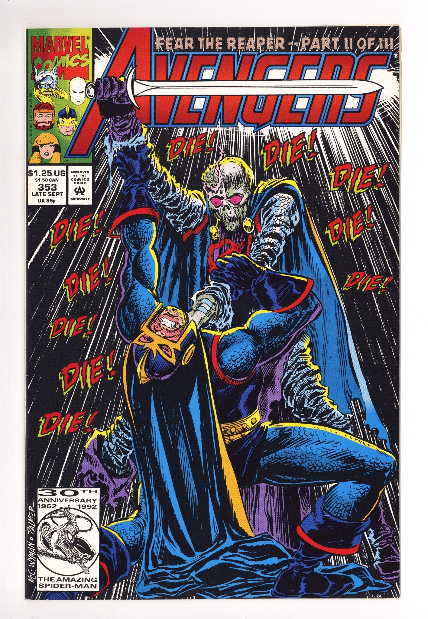 The Avengers Vol 1 353 High Grade (1992) 