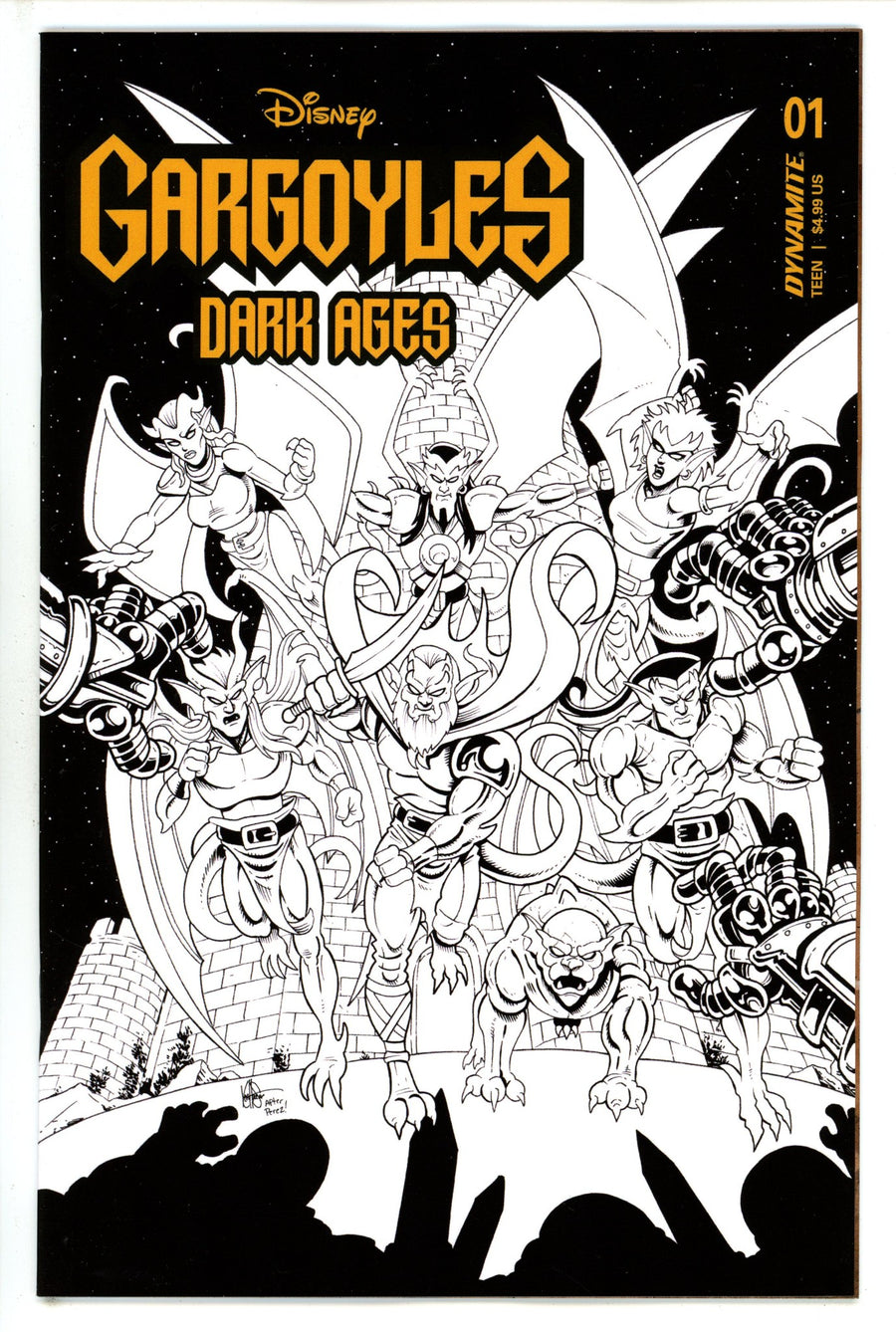 Gargoyles Dark Ages 1 Haesar B&W Incentive Variant (2023)