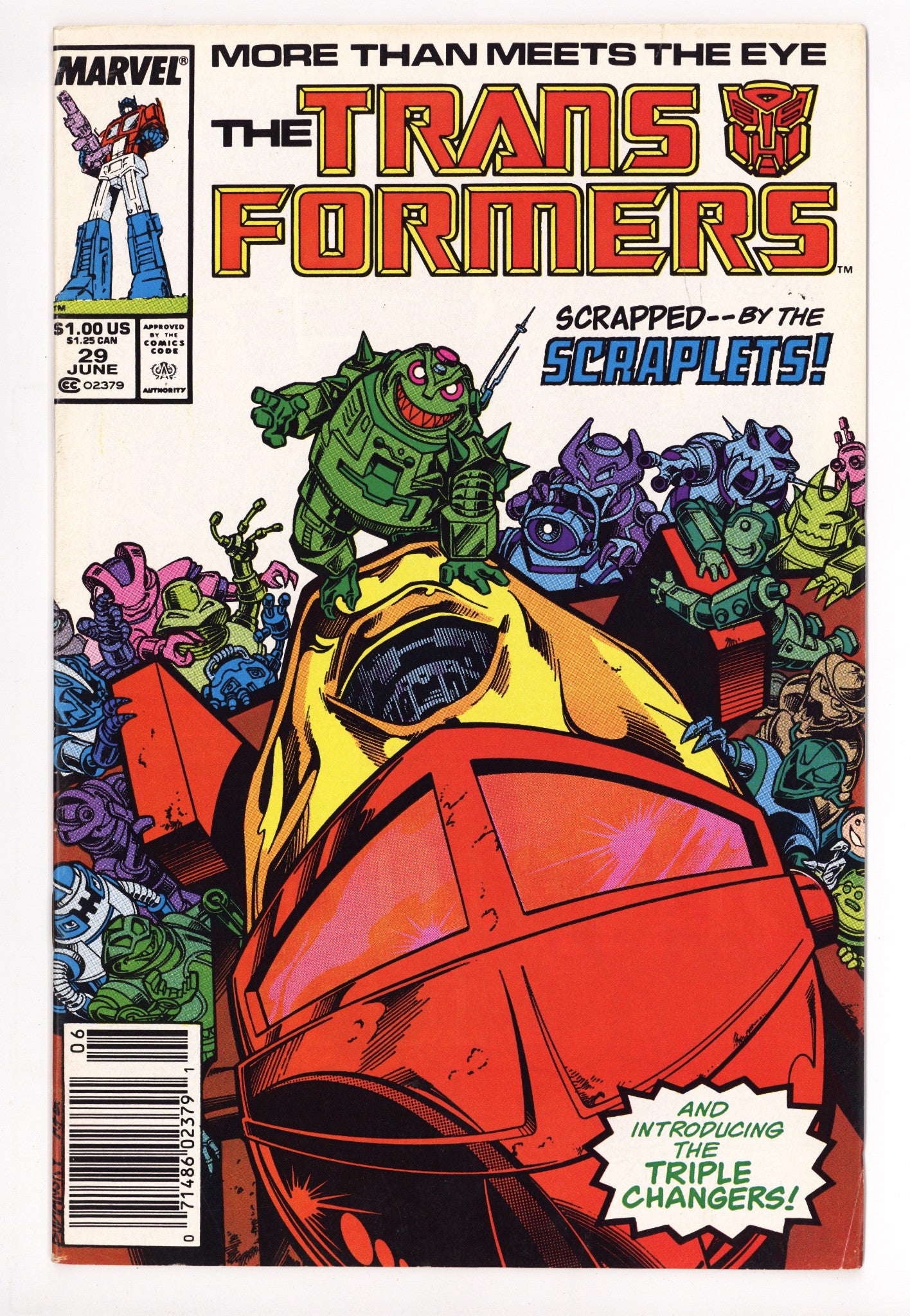 The Transformers 29 Mid Grade (1987) Newsstand 