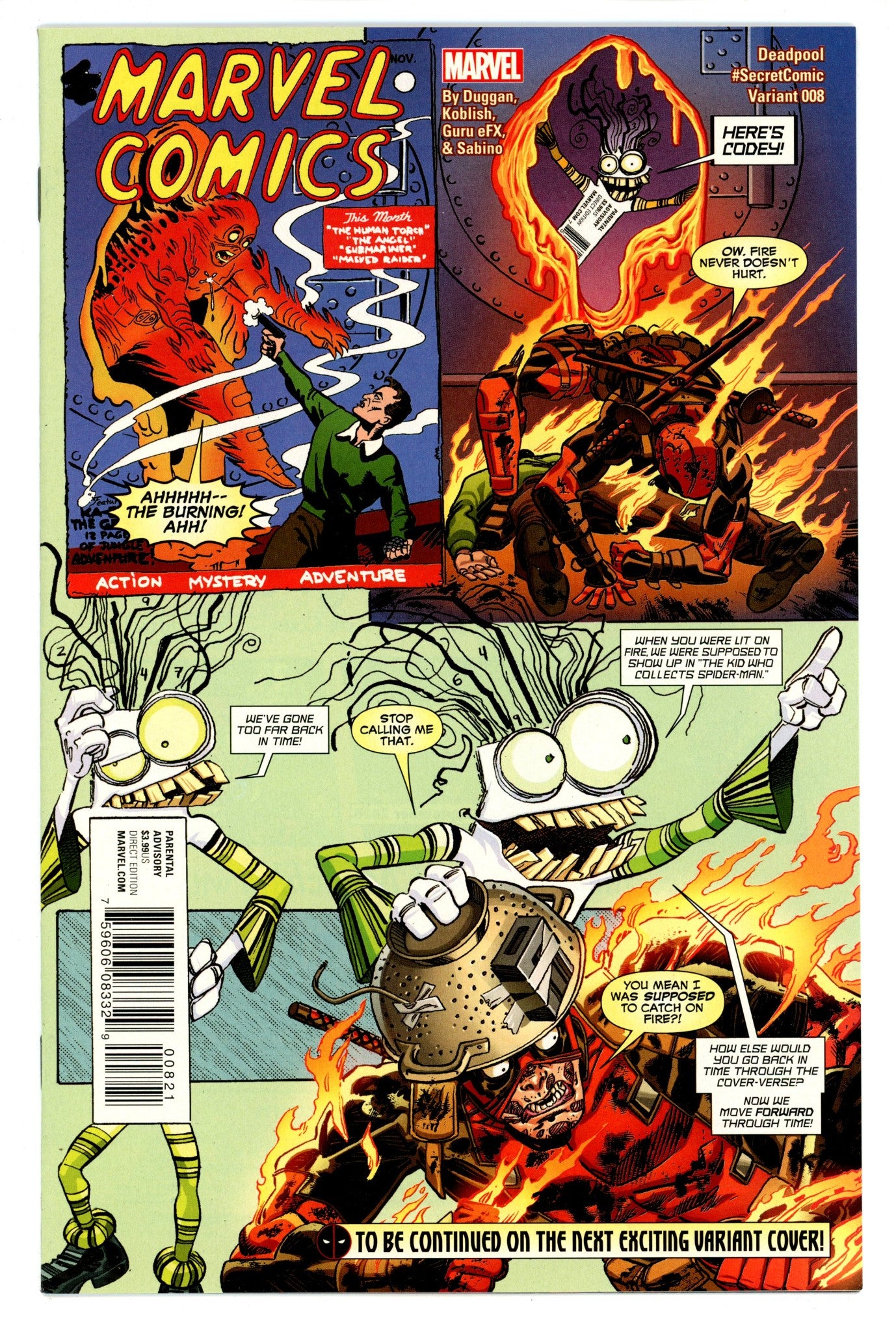 Deadpool Vol 5 8 High Grade (2016) Koblish Variant 