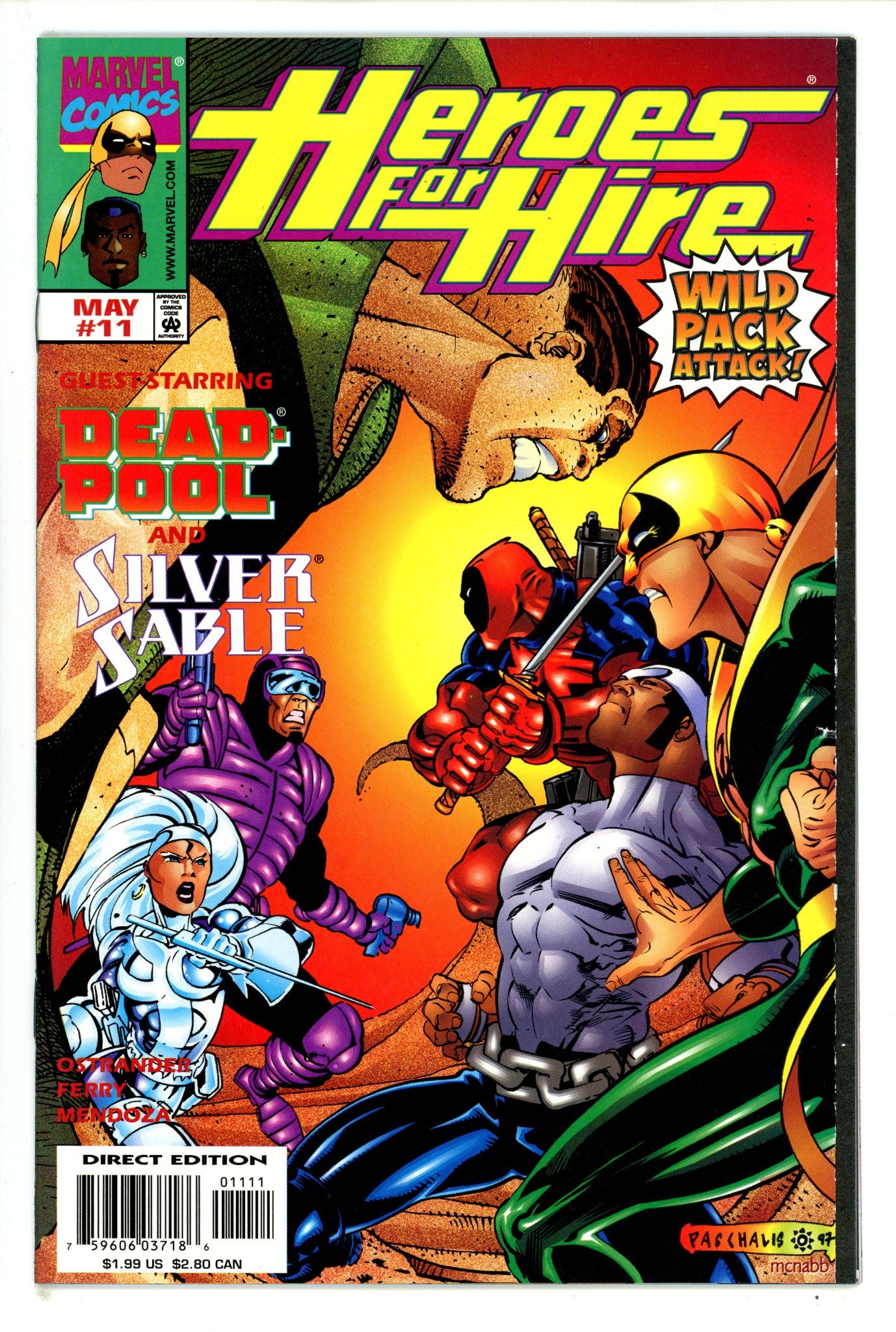 Heroes for Hire Vol 1 11 NM (9.4) (1998)