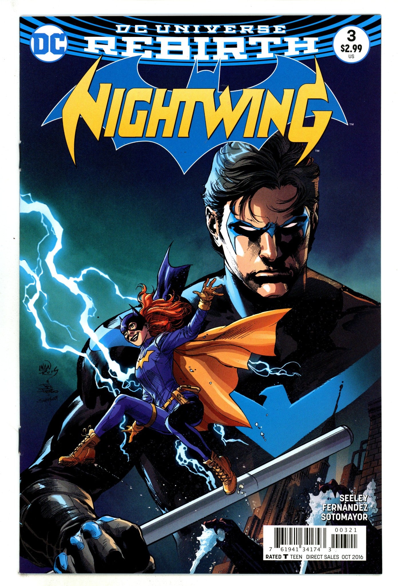 Nightwing Vol 4 3 High Grade (2016) Reis Variant 