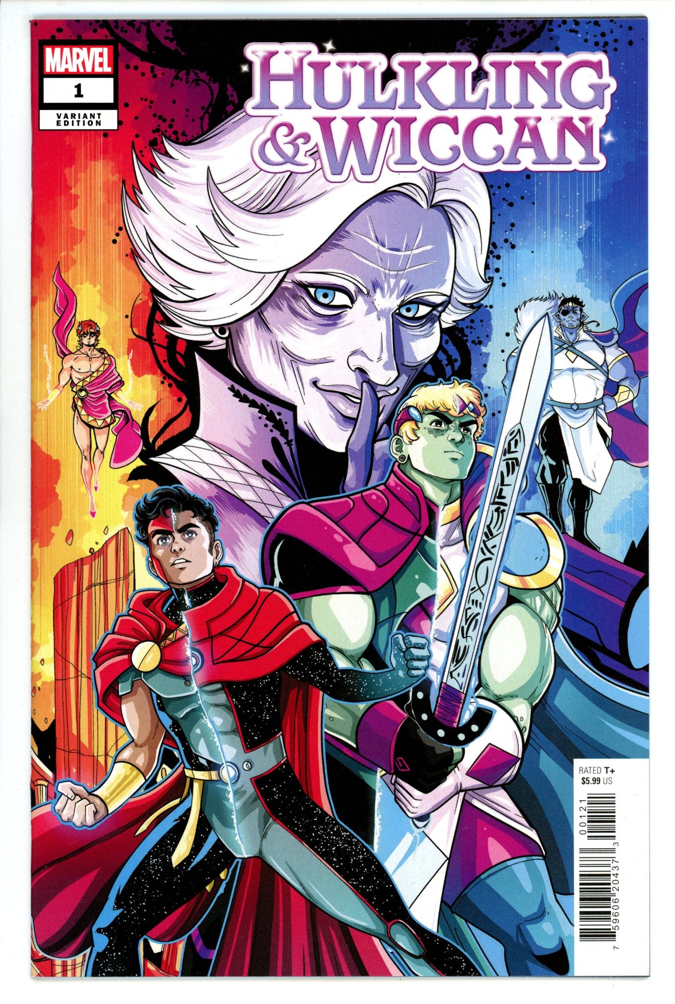 Hulkling & Wiccan Vol 1 1 High Grade (2022) Vecchio Variant 