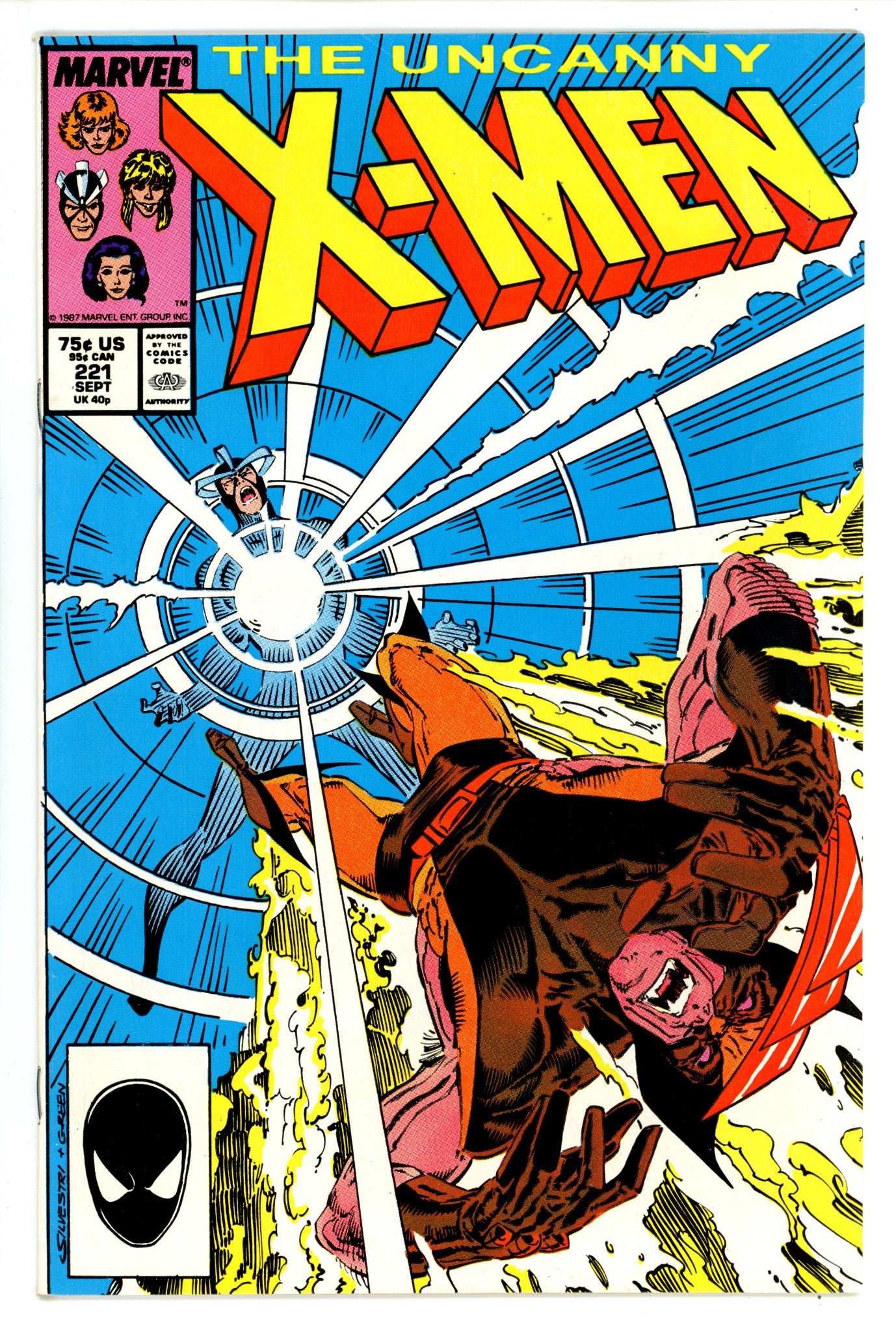The Uncanny X-Men Vol 1 221 FN (1987)