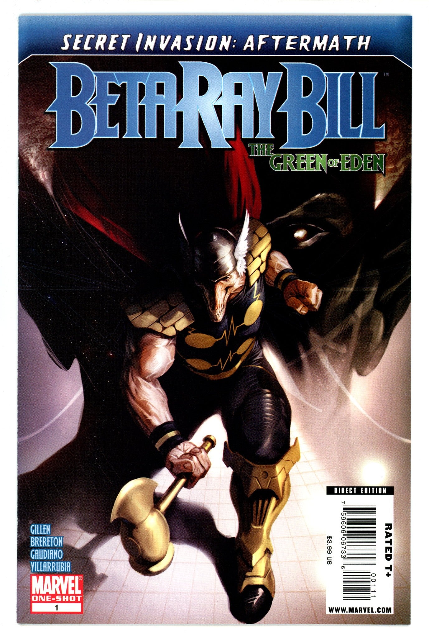 Secret Invasion Aftermath: Beta Ray Bill - The Green of Eden 1 VF/NM (9.0) (2009) 