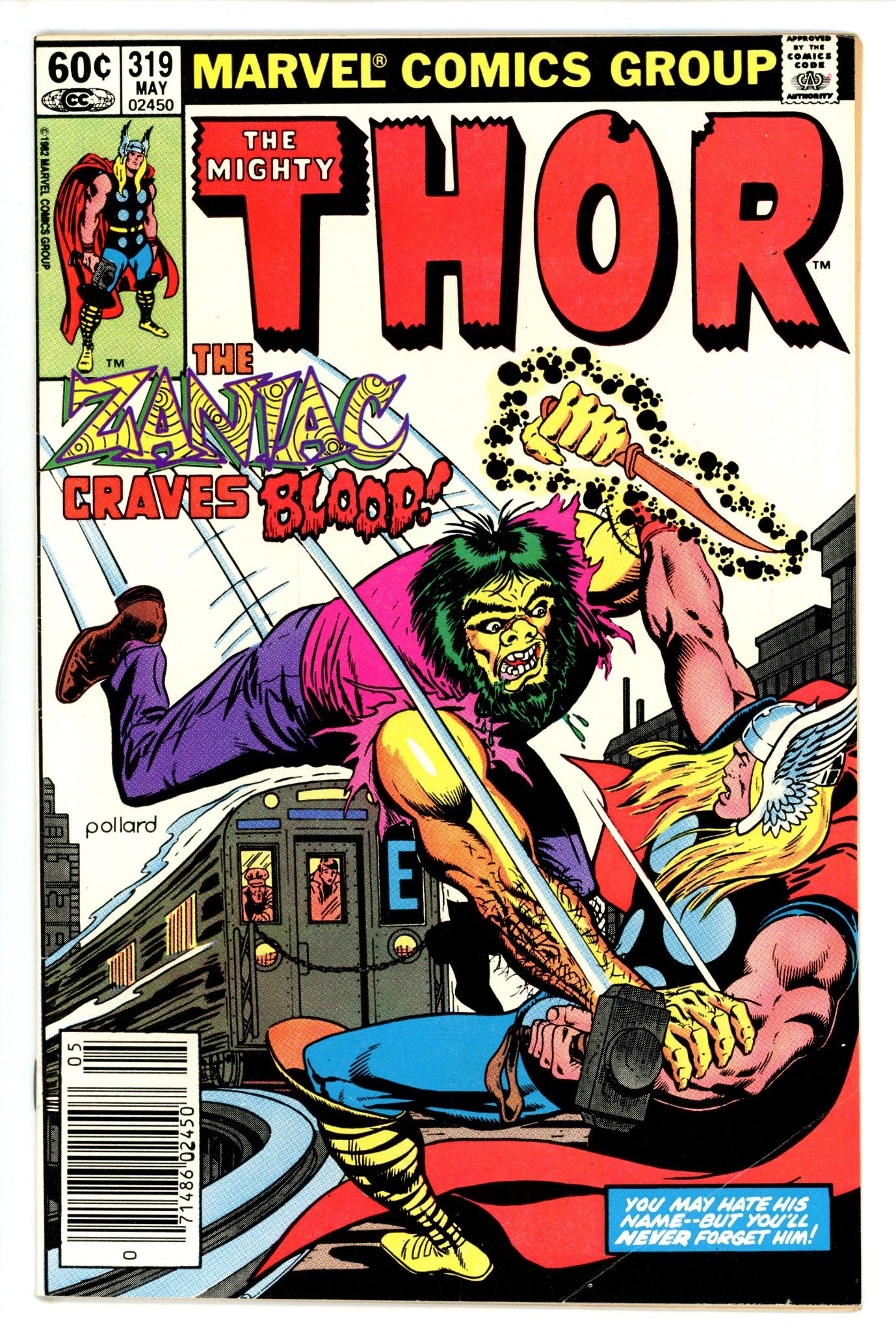 Thor Vol 1 319 Newsstand VG+ (1982)