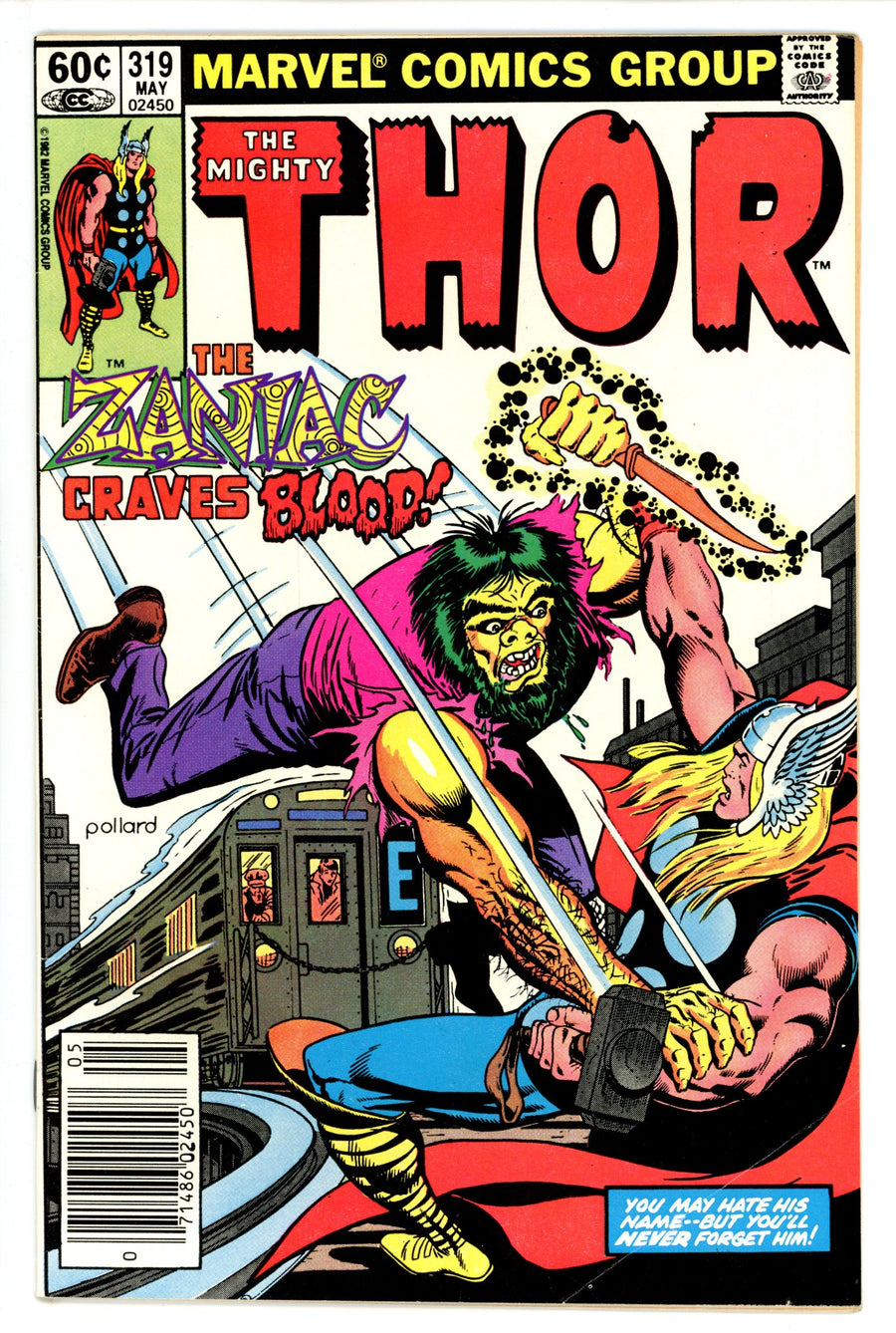 Thor Vol 1 319 Newsstand VG+ (1982)