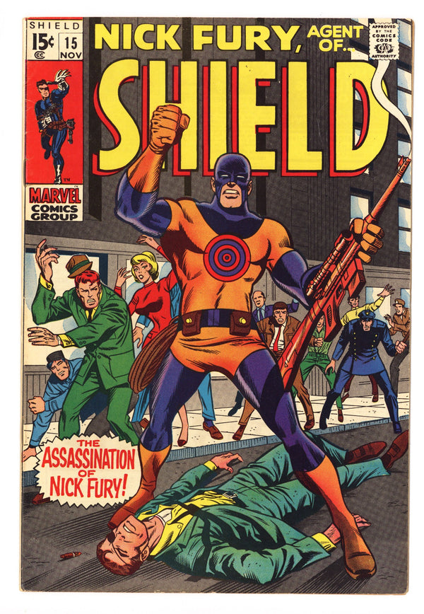 Nick Fury, Agent of SHIELD Vol 1 15 FN/VF (7.0) (1969)